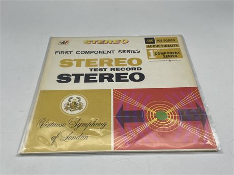 STEREO TEST RECORD - EXCELLENT (E)