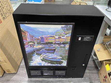 (NEW) POP MACHINE - PICTURE IS MAGNETIC & COMES OFF (11”x29”x35”)