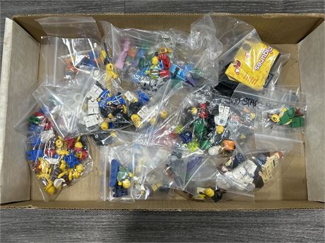 LOT OF ASSORTED LEGO MINIFIGURES