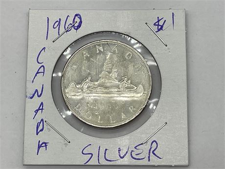 1960 CANADIAN SILVER DOLLAR