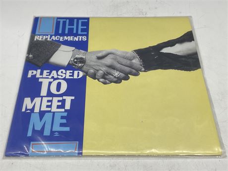 HTF 1987 PRESS THE REPLACEMENTS - PLEASED TO MEET ME - EXCELLENT (E)