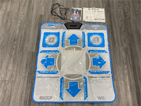 NEW WII DANCE DANCE REVOLUTION HOTTEST PARTY COMPLETE W/DANCE PAD