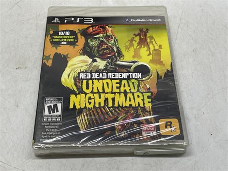 SEALED RED DEAD REDEMPTION UNDEAD NIGHTMARE - PS3