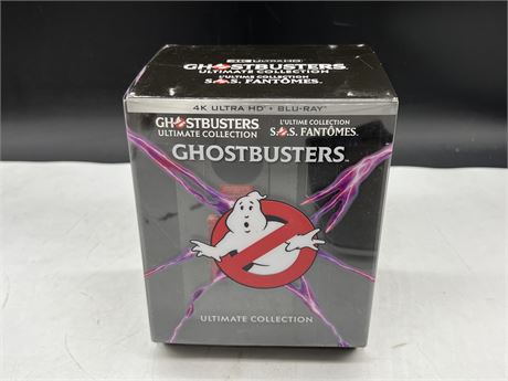 GHOSTBUSTERS 4K BLU RAY ULTIMATE COLLECTION