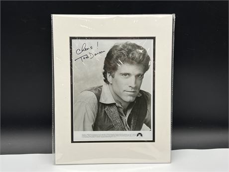 TED DANSON (CHEERS) SIGNED PHOTO - MATTED TO 11”x14” W/ COA
