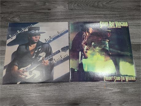 2 STEVIE RAY VAUGHAN RECORDS