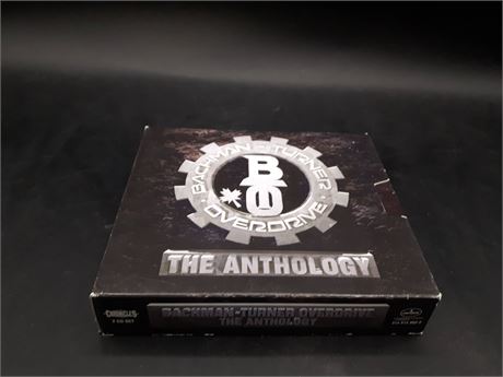 BACHMAN TURNER OVERDRIVE - THE ANTHOLOGY - CD BOX SET - MINT CONDITION