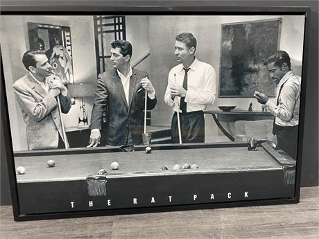 FRAMED THE RAT PACK PICTURE 38”x26”