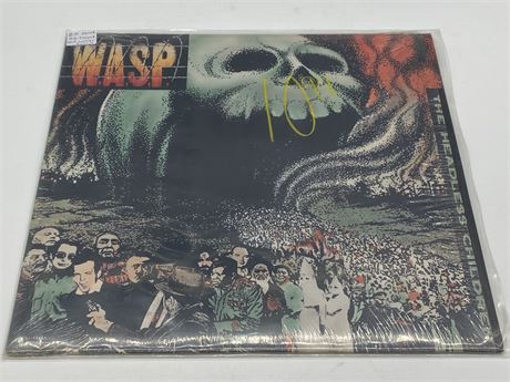 WASP - THE HEADLESS CHILDREN W/OG SHRINK & INNER SLEEVE - EXCELLENT (E)