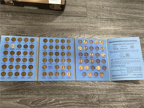 PARTIAL SET OF LINCOLN HEAD CENTS