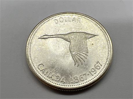 1967 CENTENNIAL SILVER CDN DOLLAR