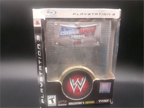 WWE 2009 - COLLECTORS EDITION - VERY GOOD CONDITION - PS3