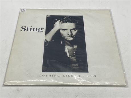 STING - NOTHING LIKE THE SUN 2LP - VG+