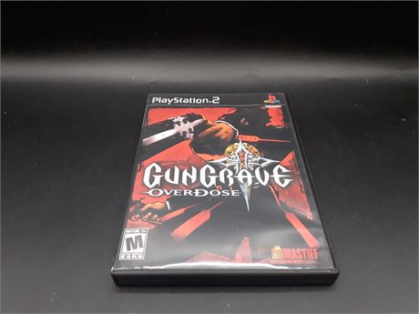 GUNGRAVE OVERDOSE - EXCELLENT CONDITION - PS2