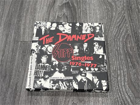 THE DAMNED 45’s RECORD BOX SET - EXCELLENT (E)