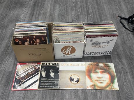 3 BOXES OF MISC RECORDS - CONDITION VARIES