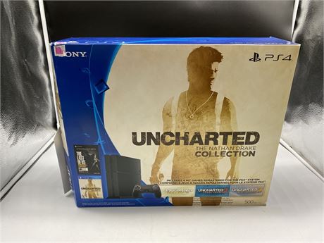 UNCHARTED THE NATHAN DRAKE COLLECTION INCLUDES EVERYTHING EXCEPT THE LAST OF US