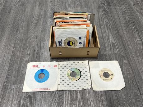 BOX OF 45s - SOME SCRATCHED