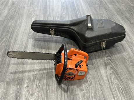 STIHL CHAINSAW W/CARRY CASE - UNTESTED
