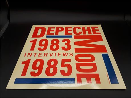 DEPECHE MODE - 1983 - 1985 INTERVIEWS - VERY GOOD CONDITION - VINYL