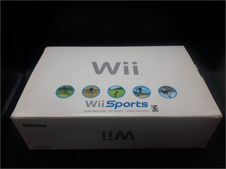 NINTENDO WII CONSOLE - COMPLETE IN BOX - VERY GOOD CONDITION