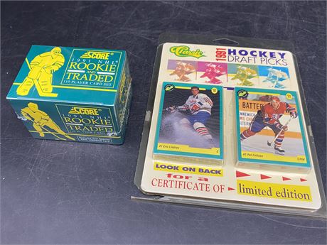 2 SEALED 1991 NHL CARD SETS