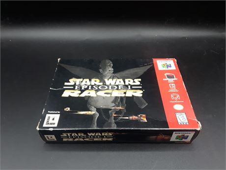 STAR WARS EPISODE ONE RACER - CIB - VERY GOOD CONDITION - N64