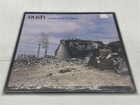 RUSH - A FAREWELL TO KINGS - EXCELLENT (E)