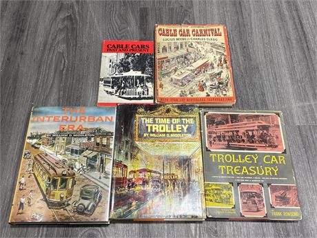 5 BOOKS - THE HISTORY OF TROLLEY’S