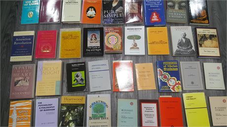 36 BUDDHIST BOOKS & PAMPHLETS