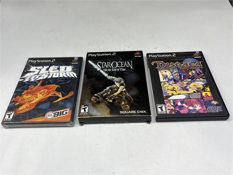 3 PS2 GAMES (GOOD DISCS)