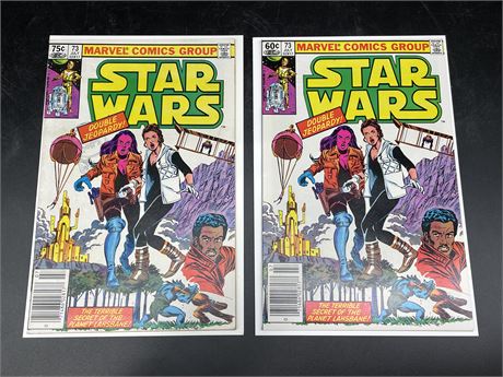 STAR WARS #73 WITH RARE CANADIAN/AMERICAN PRICE VARIANT (.75 / .60)
