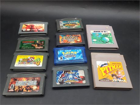 COLLECTION OF REPRODUCTION & IMPORT GAMEBOY GAMES