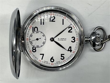 SWISS POCKET WATCH WORKING BY ANGRE PRECISION