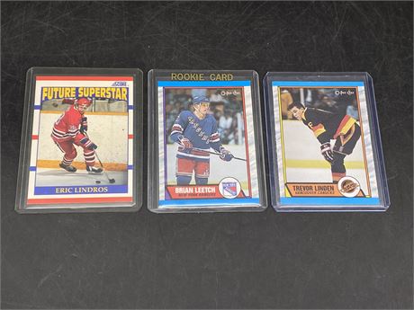 ROOKIE LINDEN, LEETCH, & LINDROS