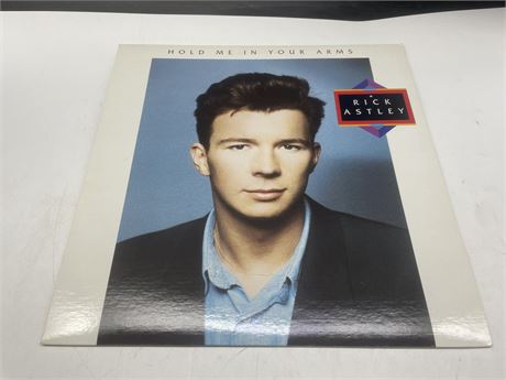 RICK ASTLEY - HOLD ME IN YOUR ARMS - EXCELLENT (E)