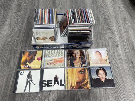FLAT OF 46 MISC CD’S