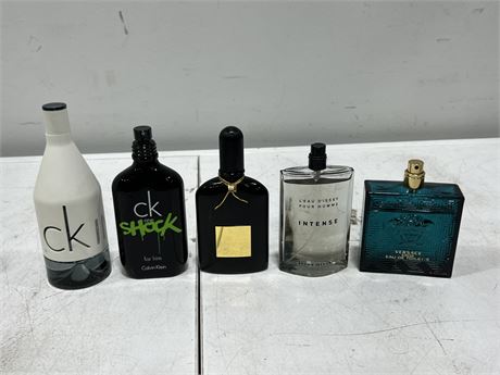 5 MENS COLOGNE - MOSTLY FULL