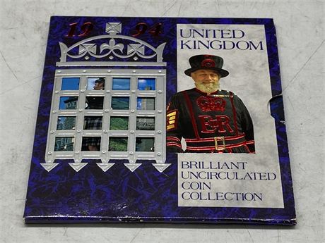 1994 UNITED KINGDOM BRILLIANT UNCIRCULATED COIN COLLECTION