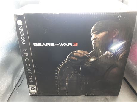 GEARS OF WAR 3 COLLECTORS EDITION - VERY GOOD CONDITION - XBOX 360