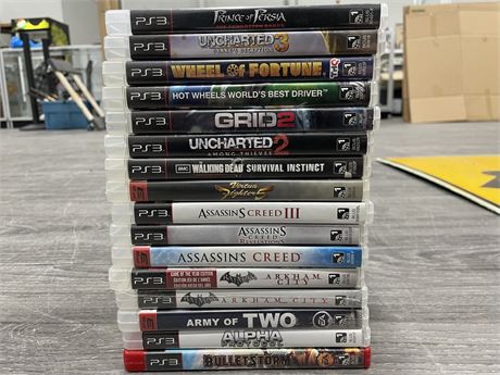16 PS3 GAMES
