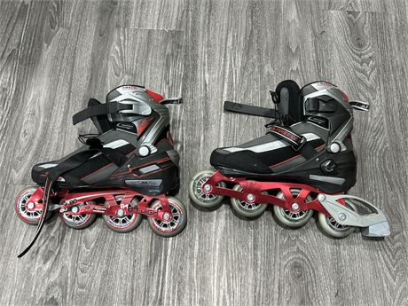 PAIR OF FIREFLY MAX FIT ROLLER BLADES