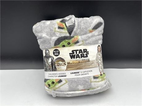 NEW STAR WARS BABY YODA CHILDREN'S HOODED LOUNGEE - ONE SIZE FITS ALL