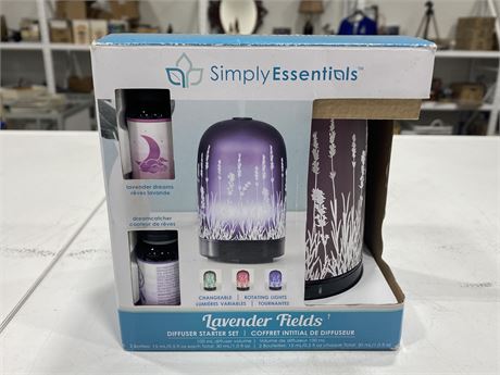 (NEW) SIMPLY ESSENTIALS LAVENDER FIELDS DIFFUSER