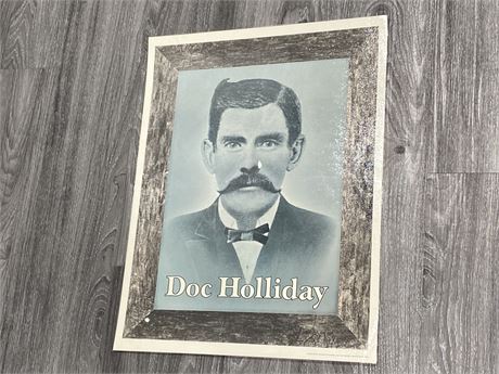 1973 POSTER OF DOC HOLLIDAY PERFECTION FORM COMPANY (17.5”x22.5”)