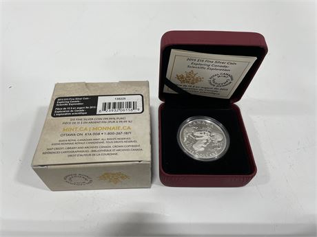 ROYAL CANADIAN MINT 99.99 SILVER $15 COIN