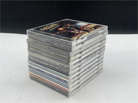 12 BOB SEGER CDS - EXCELLENT COND.