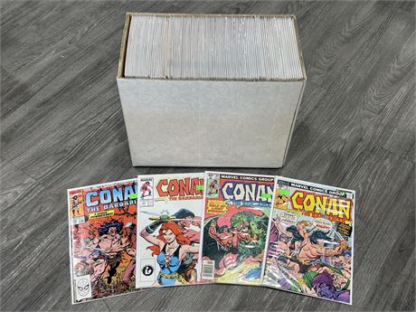 SHORTBOX OF CONAN COMICS