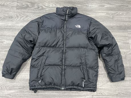 VINTAGE THE NORTH FACE DOWN ZIP UP COAT - SIZE YOUTH XL
