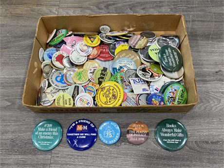 LARGE LOT OF MISC PINS